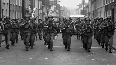 Army in Londonderry in 1969