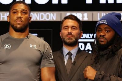 Anthony Joshua and Jermaine Franklin