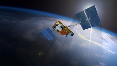 Artwork of new Iridium satellite