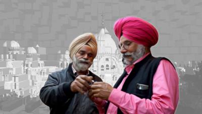 Sikh pilgrims