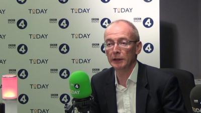 Pat McFadden speaking on BBC Radio 4's Today Programme