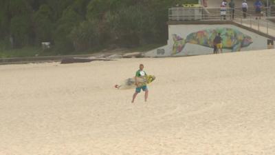 Bondi Beach empty