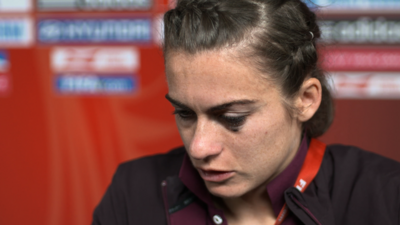 Karen Carney broke down as she showed support for her friend Laura Bassett