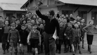 Children from Germany at school in Britain after travelling to UK on Kindertransport in 1939