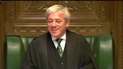 John Bercow at PMQs