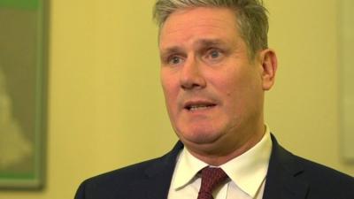 Labour Leader Keir Starmer says the prime minister's government is "rudderless" and he's "got to go".