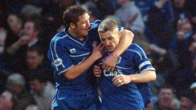 Scott Young and Graham Kavanagh celebrate