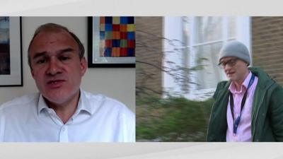 Ed Davey and Dominic Cummings