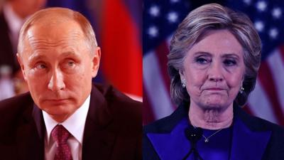 Putin and Clinton