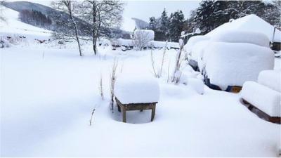 Snow in Eskdalemuir