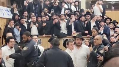 Brawl in NYC synagogue