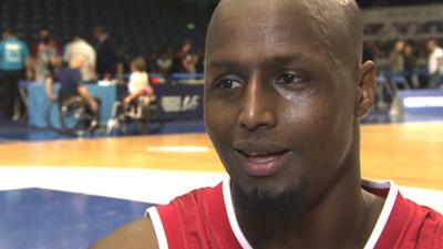 Britain's Abdi Jama