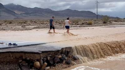 People in Death Valley