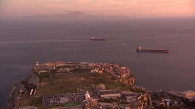The coast of Gibraltar