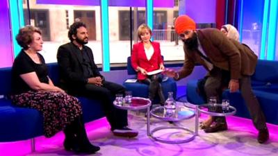Jagmeet Singh interrupts Sunday Morning Live