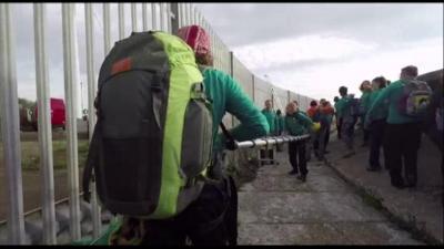 Greenpeace protesters at Sheerness Docks