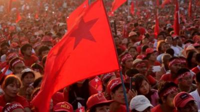 Rally in Yangon