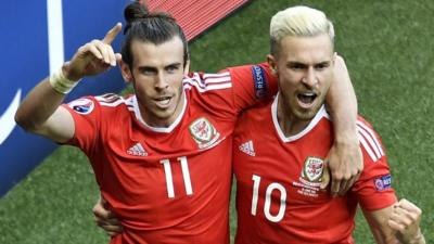 Gareth Bale and Aaron Ramsey