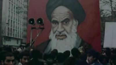 Portrait of Khomeini