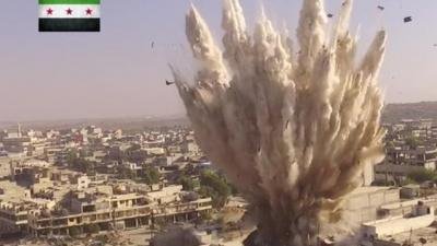 Blast in Aleppo