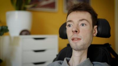 Calum Grevers, who has muscular dystrophy, feels frozen out of Edinburgh's housing market.