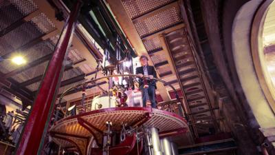 Simon Schaffer at Crossness Pumping Station