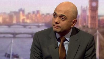 Sajid Javid, Business Secretary.