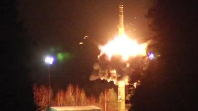 Russian Topol missile launch, Plesetsk, 26 Oct 17