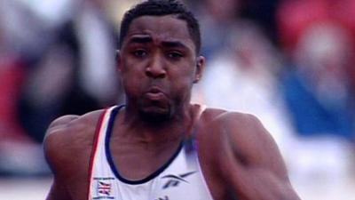 Britain's Darren Campbell