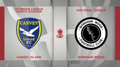 Highlights: Canvey Island 0-3 Boreham Wood