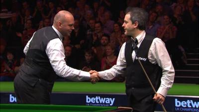 UK Championship: Stuart Bingham through with highest break of 143