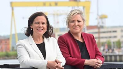 Mary Lou McDonald and Michelle O'Neill