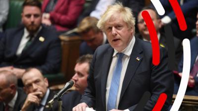 Boris Johnson in Commons