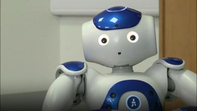 A robot that helps students with autism.