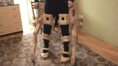 Wood exoskeleton