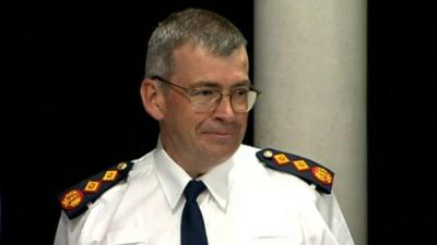 The new head of Ireland's police force has said he was sworn in at midnight because he could not wait to get started in his new role.