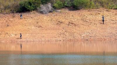 Arade reservoir in the Algarve