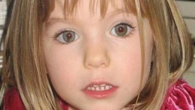 Madeleine McCann at 3 when she went missing in 2007