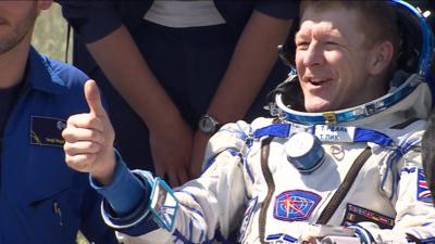 Tim Peake in Kazakhstan