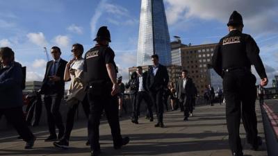 Police on London Bridge