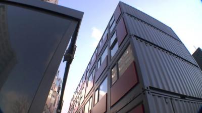 Shipping containers as homes