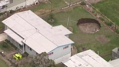 Sinkhole in Australia