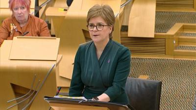 Nicola Sturgeon told MSPs Isla Bryson will not serve her sentence in a female jail.