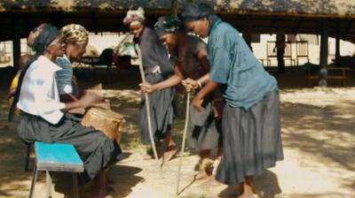 Zimbabwean women performing a rain dance