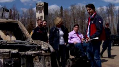 Justin Trudeau in Fort McMurray