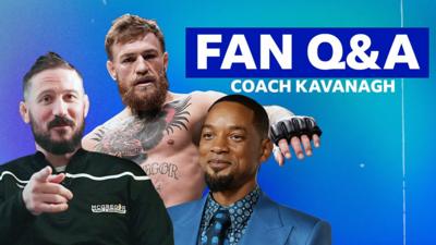 MMA coach John Kavanagh, Conor McGregor & Will Smith