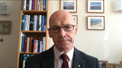 John Swinney said the "rising prevalence" of the virus in Scotland was a "cause for for concern"