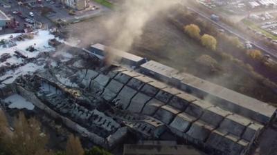 Site of Hessle fire