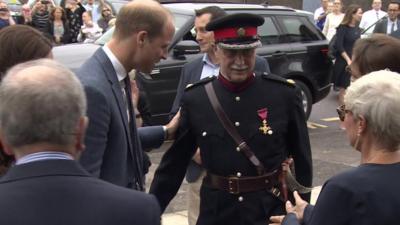 Prince William (left) and Jonathan Douglas-Hughes