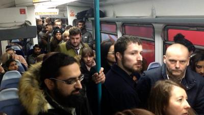 Busy Northern train